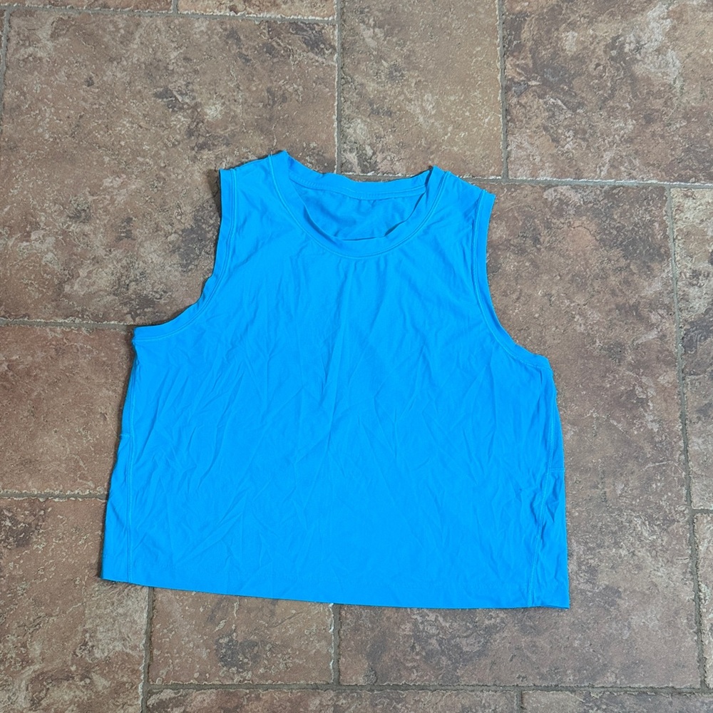 Athleta ultimate tank size M bright blue